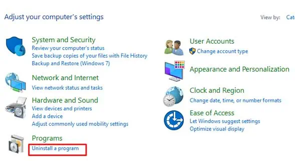 select-uninstall-a-program