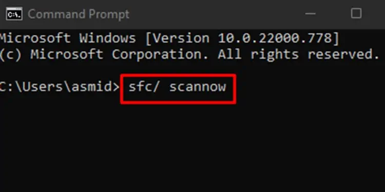 11 Ways To Fix “Reference By Pointer” BSOD in Windows 48 sfcscan