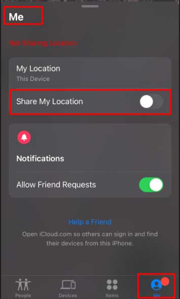 How To Know If Someone Turned Off Their Location On IPhone  - 84