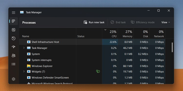shell infrastructure host high CPU