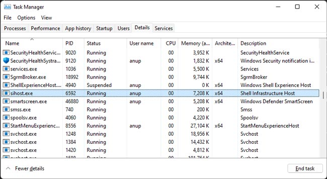 sihost-task-manager
