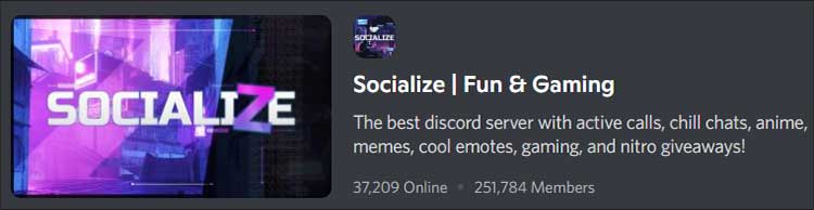 socialize