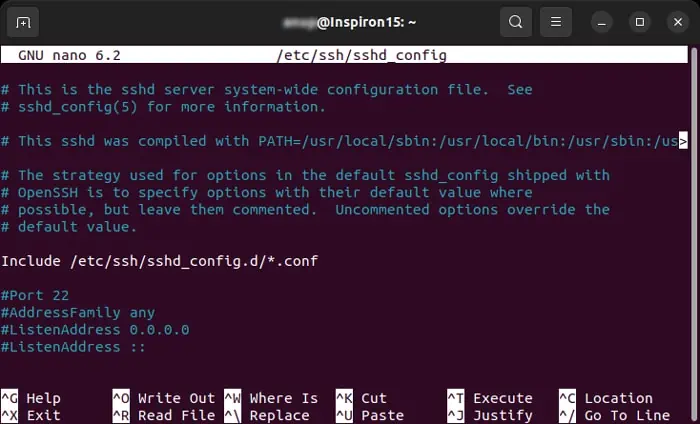 sshd-config