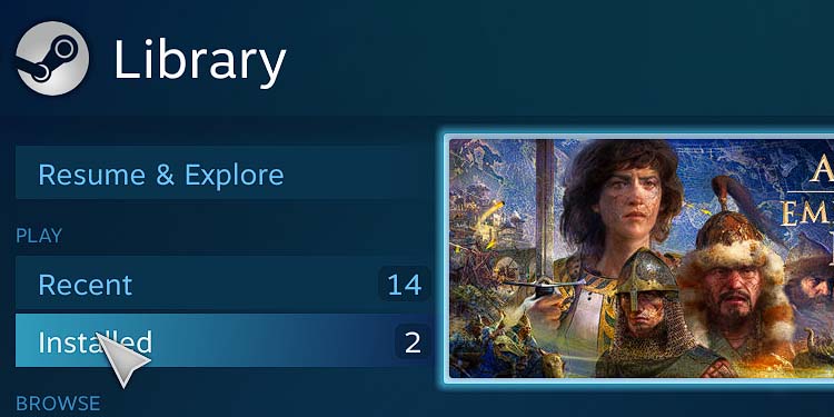 steam library