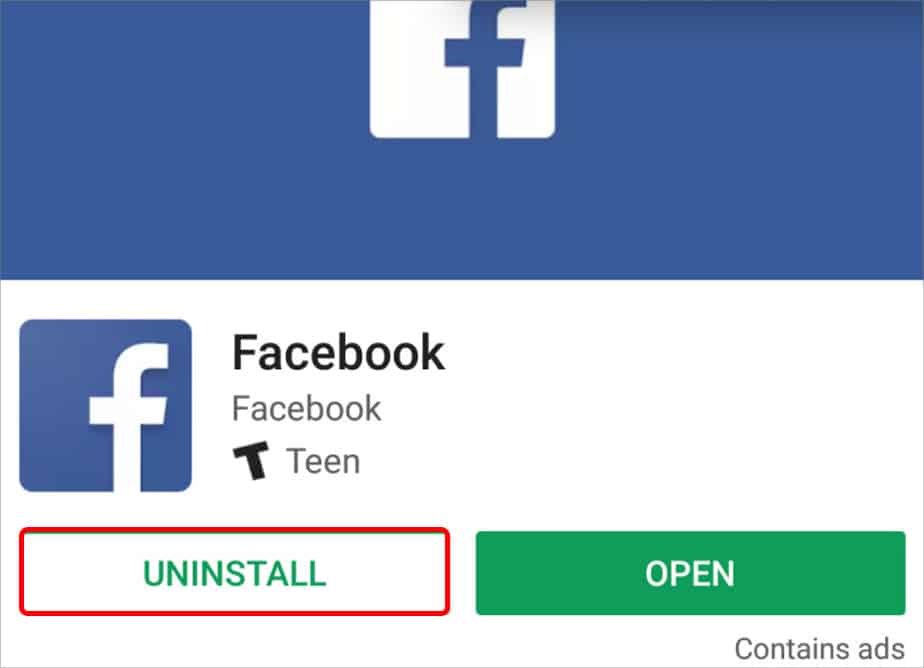 uninstall-facebook-in-android
