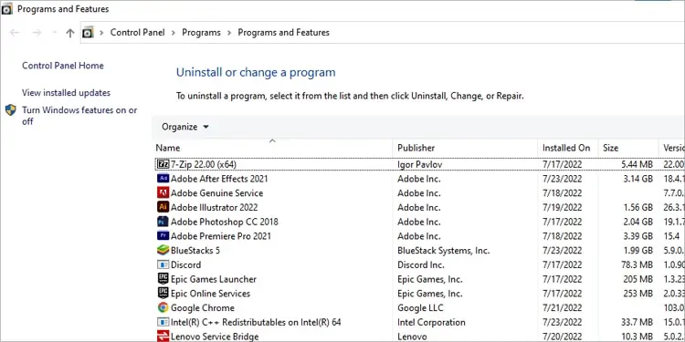 uninstall-program