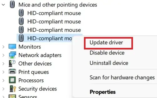 12 Ways to Fix Slow and Lagging Mouse 31 update-mouse-driver