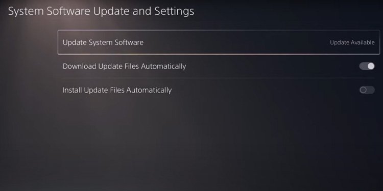 update ps5 system software 