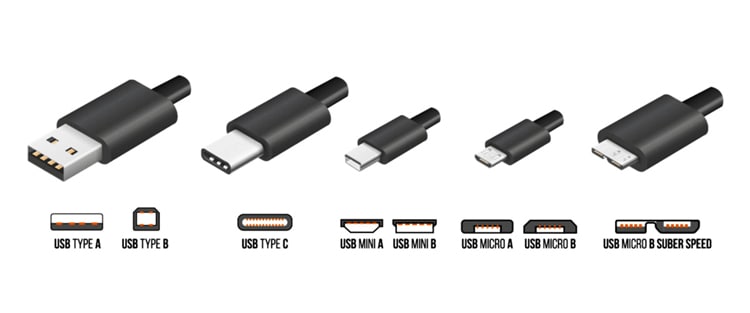 USB 3 Vs USB 4 – What's the Difference? 1 usb-connector-types