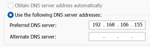 use-the-following-dns-server-address