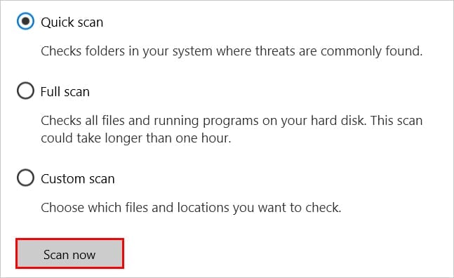 windows-scan-options