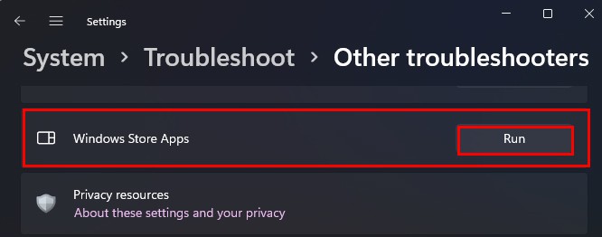 windows-store-troubleshooter-on-windows-11