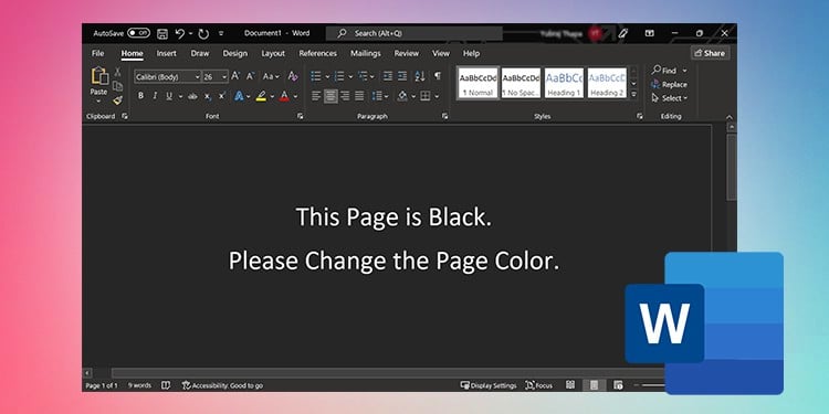 Why Is My Word Document Black? How To Fix It