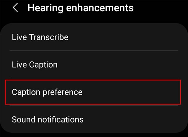Android-Caption-Preference