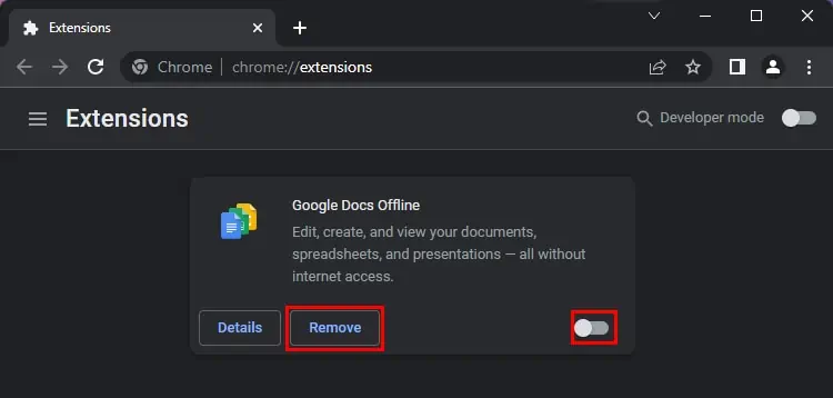 Chrome-Remove-Extentions