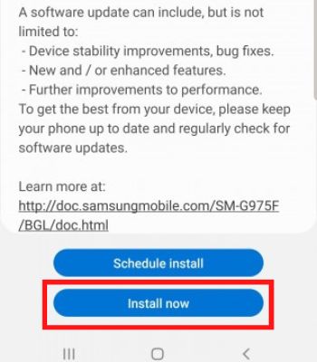 Click on Install Now