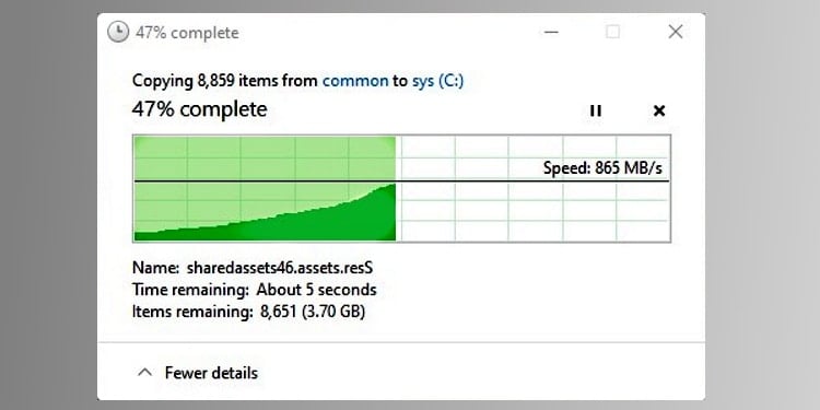 HDD Data Transfer Speed