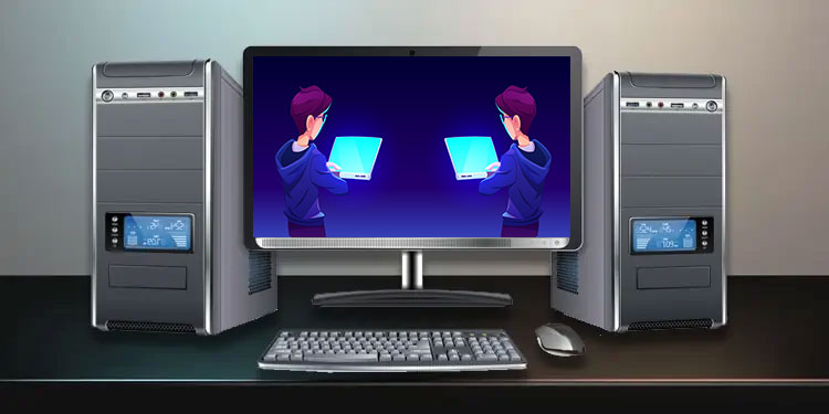 How to Use Two Computers With One Monitor