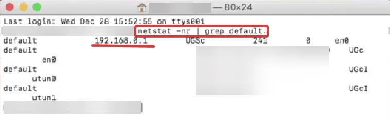 Mac terminal