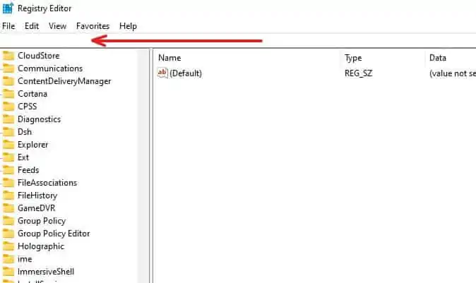 Registry-navigation