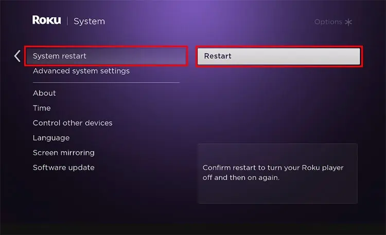 Roku-Settings-System-Restart