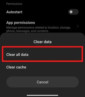 Tap-Clear-all-data