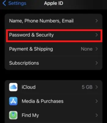 Tap-on-Password-and-Security