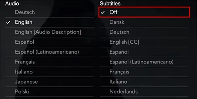 Turn-off-subtitle