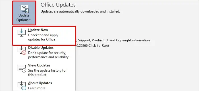 Update-word