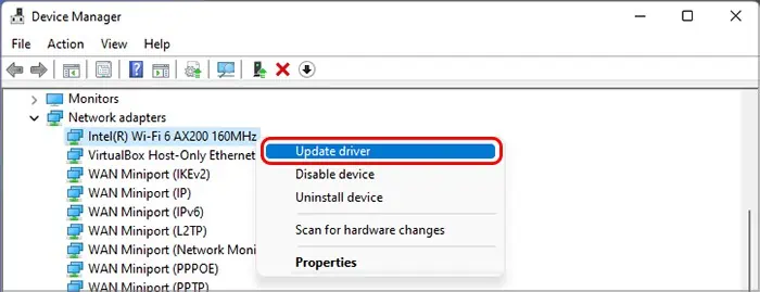 Windows-Device-Manager-Update-WiFi-Driver