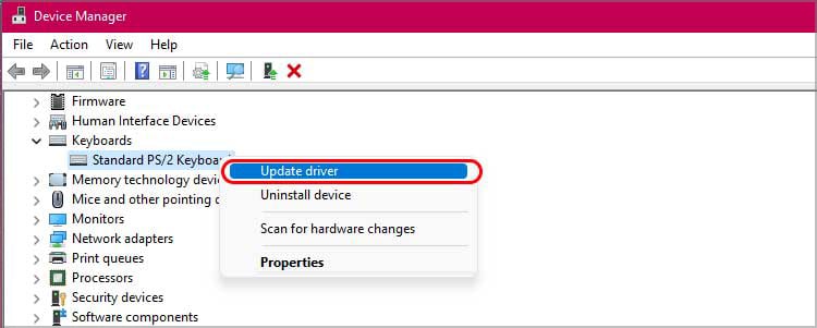 Windows-Device-Manager-Update-keyboard-Driver