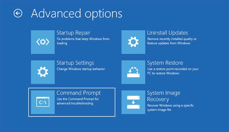 Windows-RE-Troubleshoot-Command-Prompt