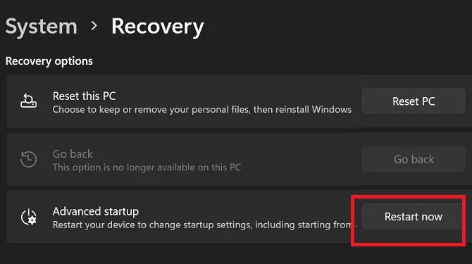 advanced-startup-restart-now