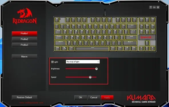 change-settings-on-redragon-software