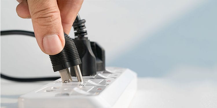 My TV Keeps Turning Off - How Can I Fix It? 1 check-extension-cord