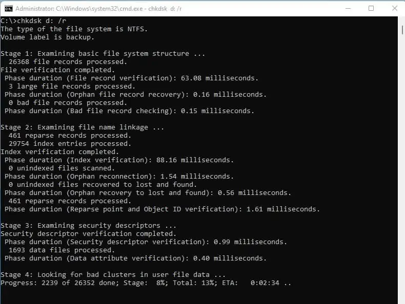 chkdsk_r