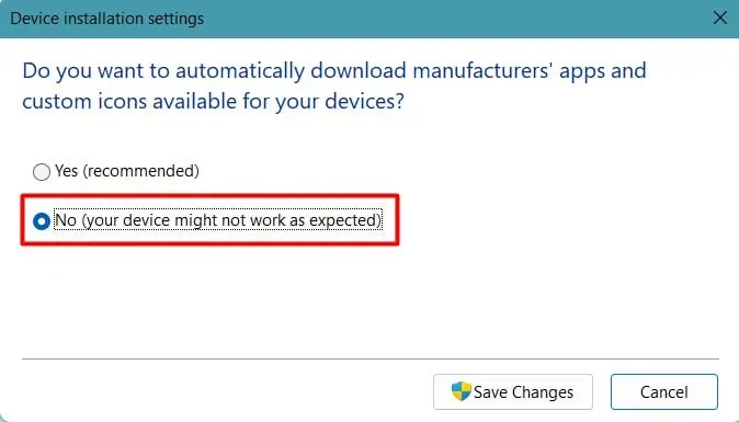 11 Ways To Fix “Reference By Pointer” BSOD in Windows 44 choose-no
