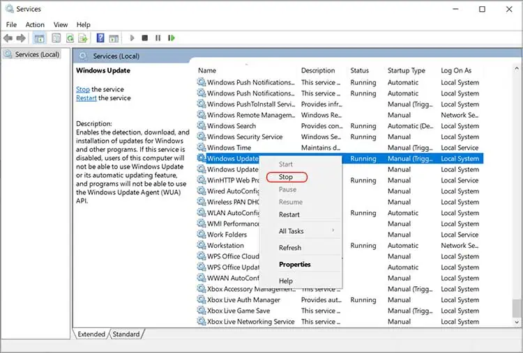 Why is Microsoft Store Downloading So Slow? How to Fix It 31 choose-stop-the-windows-update