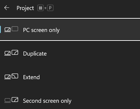 choose the right project option