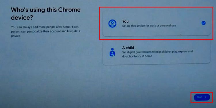 choose you in the whos using this chrome