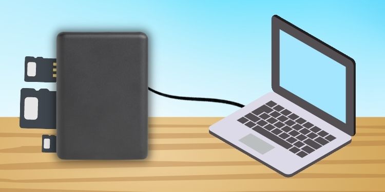 connect sd hub to laptop