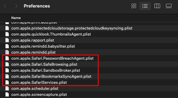 delete-safari-plist
