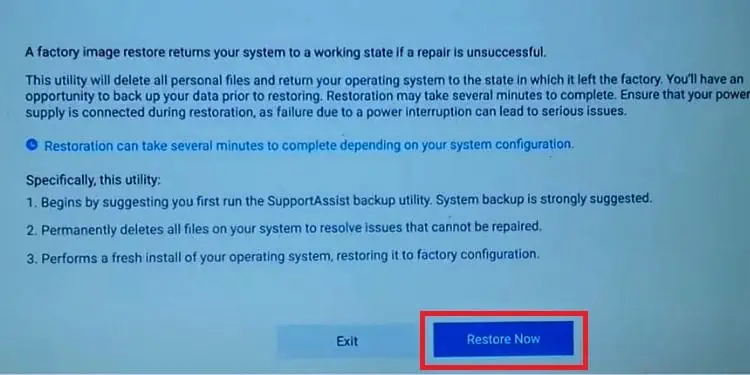 How to Factory Reset Laptop Without Password (in 3 Ways) 39 dell-choose-restore