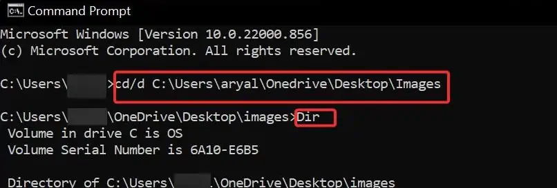 directory-in-cmd