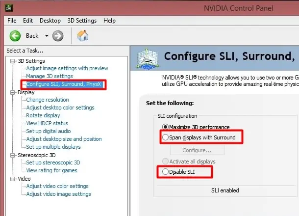 14 Ways to Fix System Service Exception BSOD Error in Windows? 54 disable-sli-and-surround