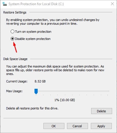 disable-system-proporties