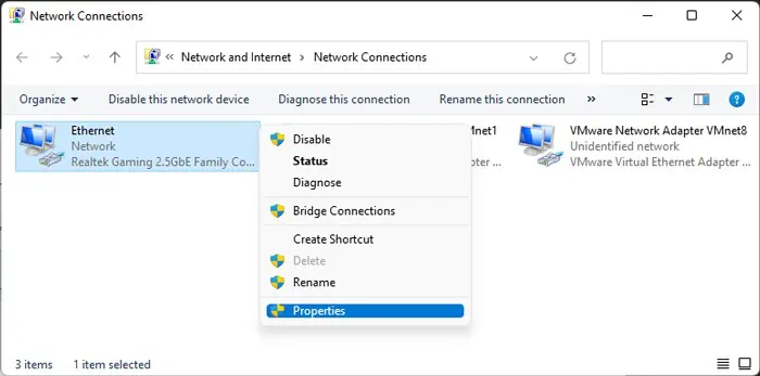 Mapped Drive Not Showing? Here's How to Fix It 36 ethernet-properties