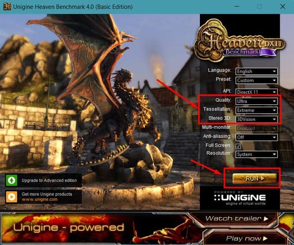 heaven benchmark extreme