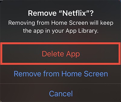 iOS-Delete-Netflix-App