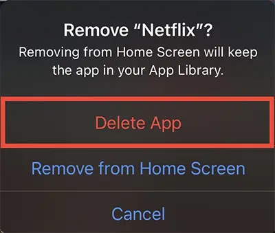 iOS-Delete-Netflix-App